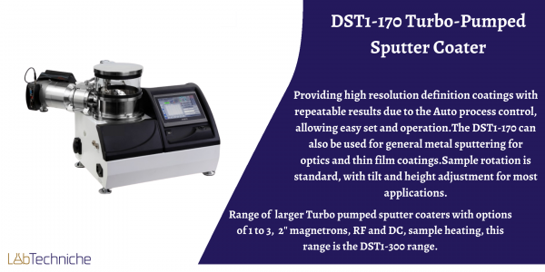 Desktop Turbo-Pumped Sputter Coater (DST1-170 ) by Vac Techniche