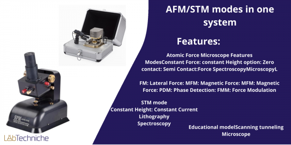 Scanning Probe Microscope ( AFM/STM modes in one system)