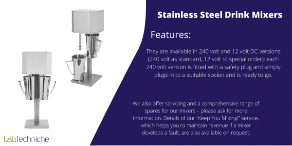 Stainless Steel Drink Mixers
