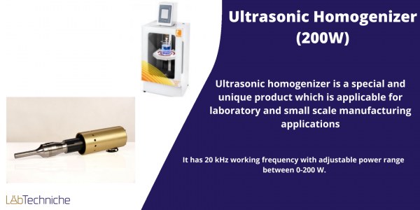 Ultrasonic Homogenizer (200W)