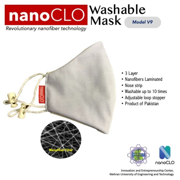 NanoCLO washable face mask